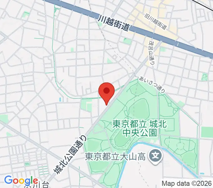 タキガミピアノ有限会社の地図