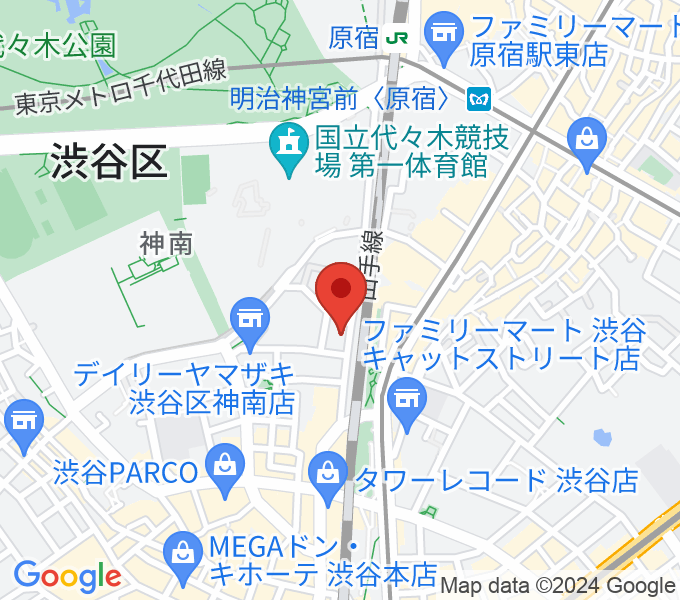 Nancy渋谷の場所