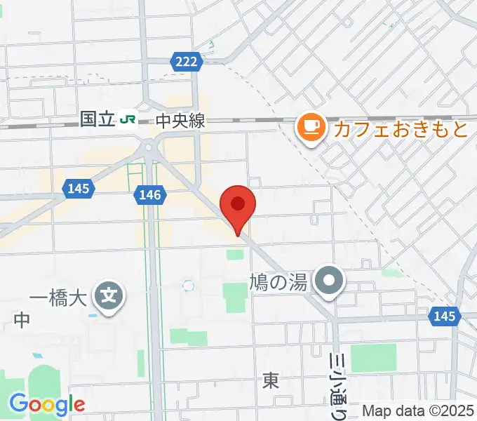 ムサシ楽器の地図