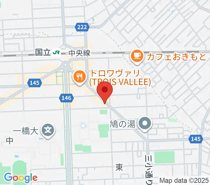 ムサシ楽器の地図