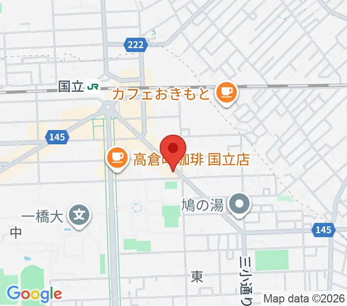 ムサシ楽器の地図