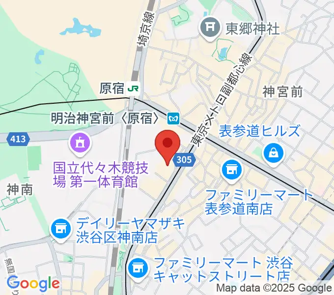 原宿 松下工房の地図