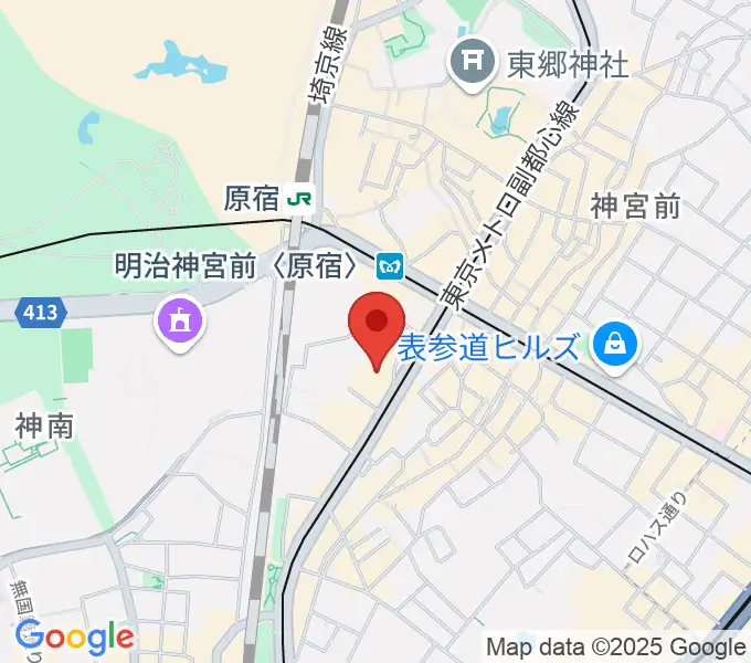 原宿 松下工房の地図