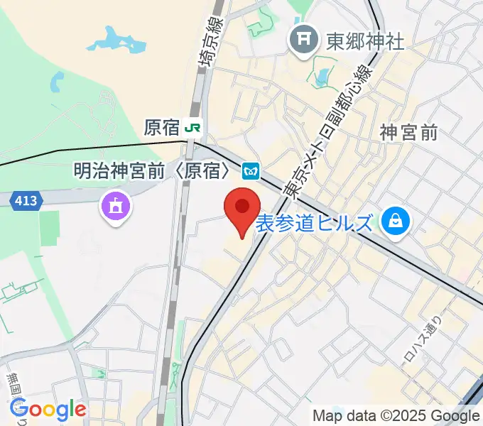原宿 松下工房の地図