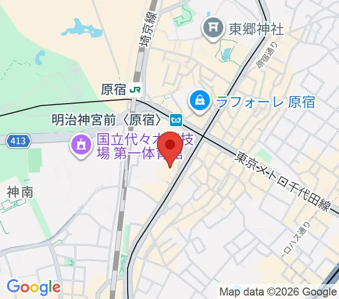 原宿 松下工房の地図