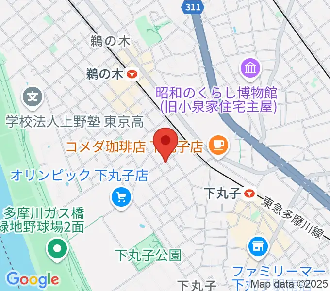 協葉ピアノの地図