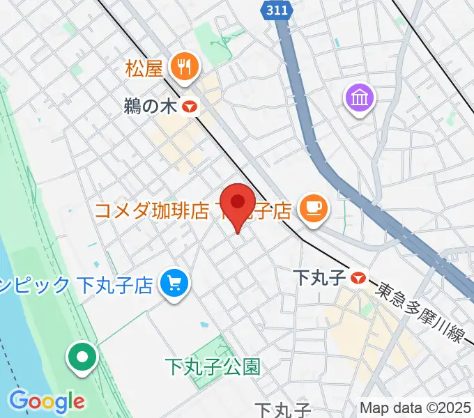 協葉ピアノの地図