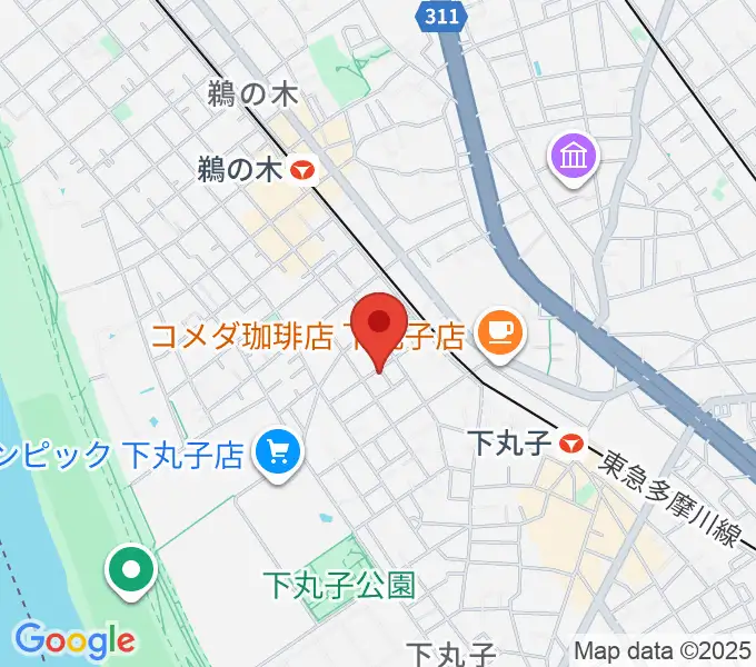 協葉ピアノの地図