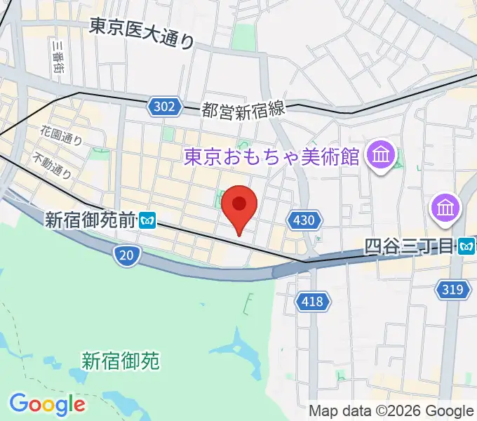 輸入ピアノ.comの地図