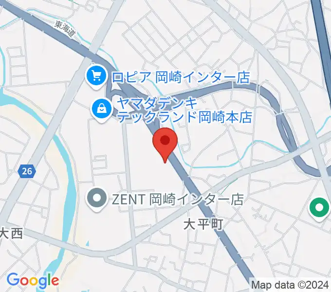 グランドギャラリー本社の地図