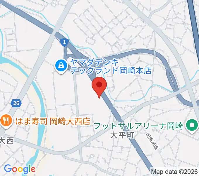 グランドギャラリー本社の地図