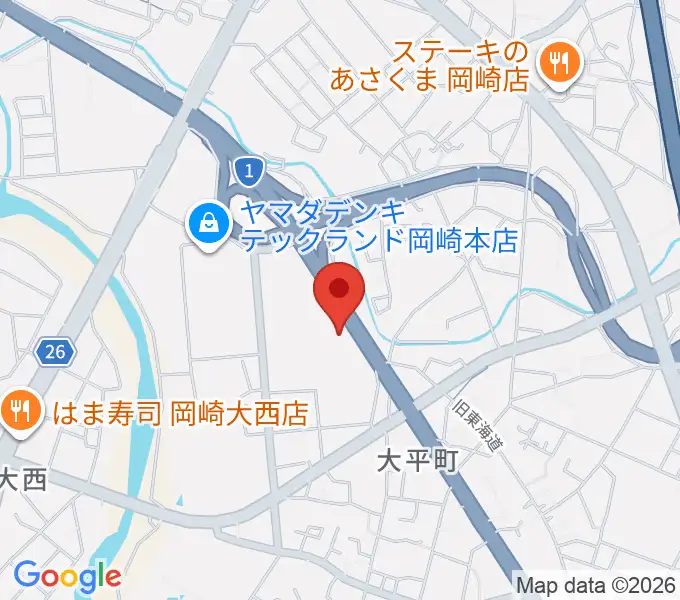 グランドギャラリー本社の地図