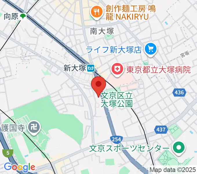 ギター工房 弦の地図