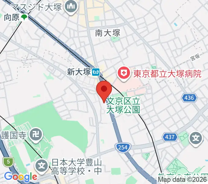 ギター工房 弦の地図