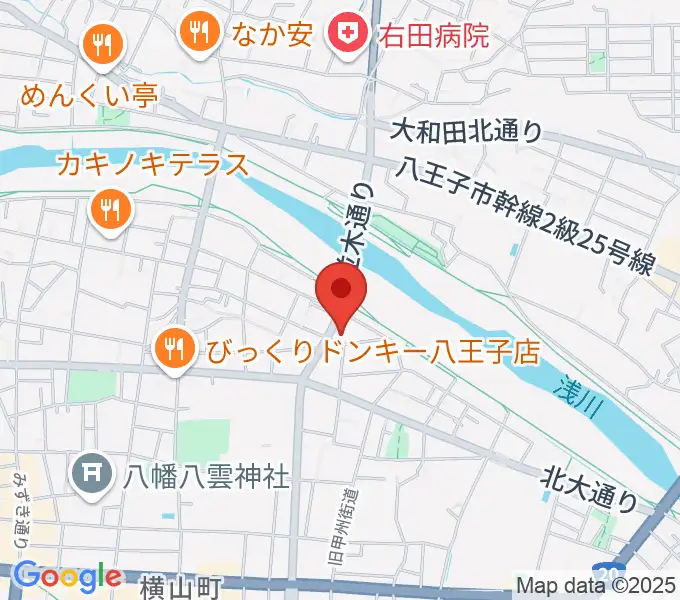 ベヒシュタイン・ジャパン本社 八王子・技術営業センターの地図