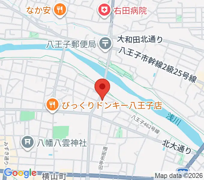 ベヒシュタイン・ジャパン本社ショールームの地図