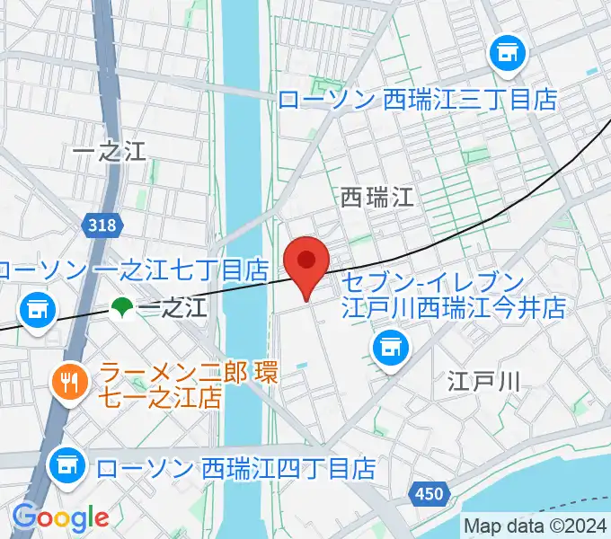 青葉ピアノの地図