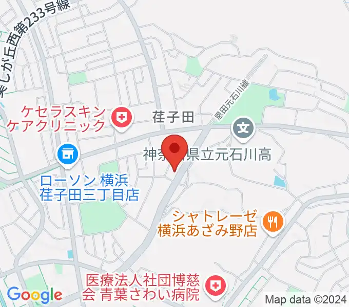 伊藤ピアノ工房の地図