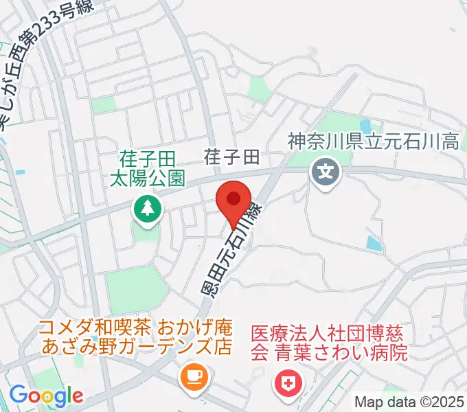 伊藤ピアノ工房の地図