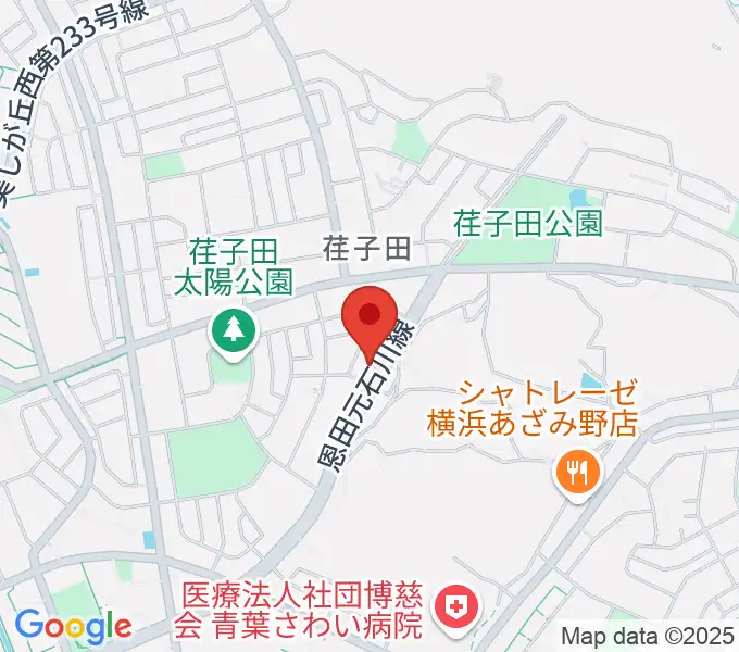 伊藤ピアノ工房の地図