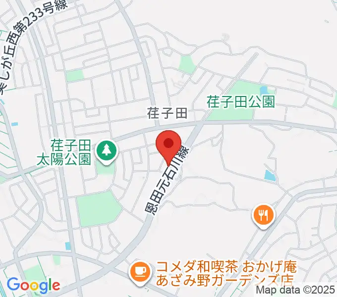 伊藤ピアノ工房の地図