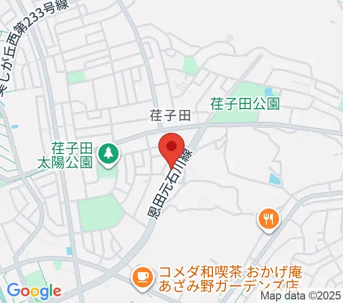伊藤ピアノ工房の地図