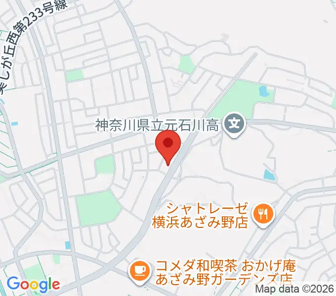 伊藤ピアノ工房の地図