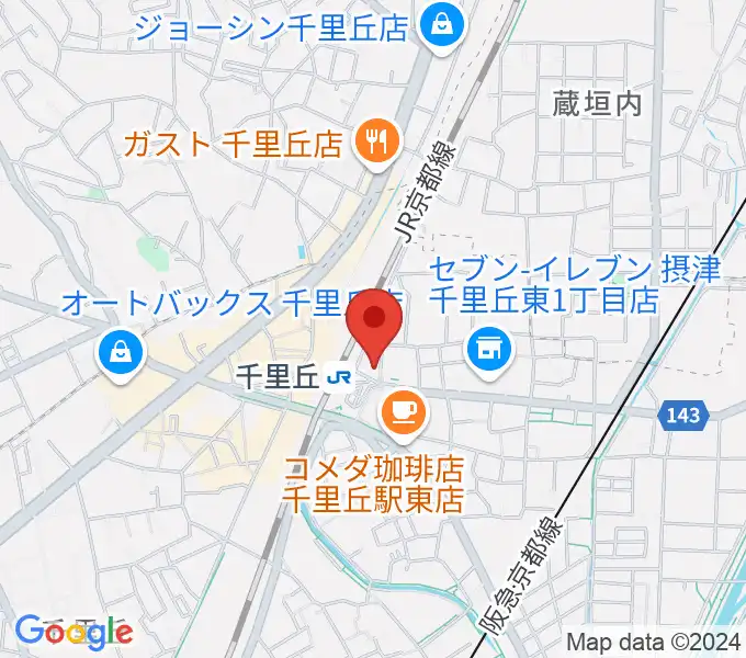 古川皓一バイオリン工房の地図