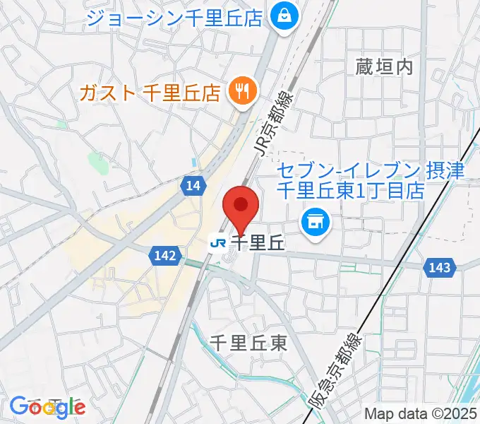 古川皓一バイオリン工房の地図