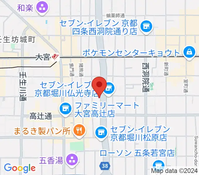 ドラムショップアポロの地図