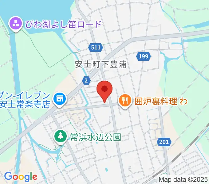 地球雑貨アース・ヴィレッジの地図