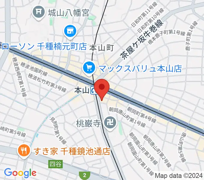 弦楽器グレイスの地図