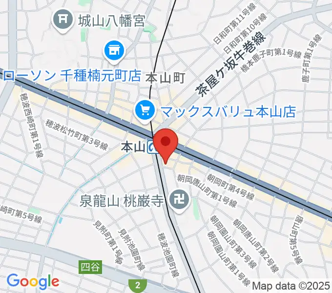 弦楽器グレイスの地図