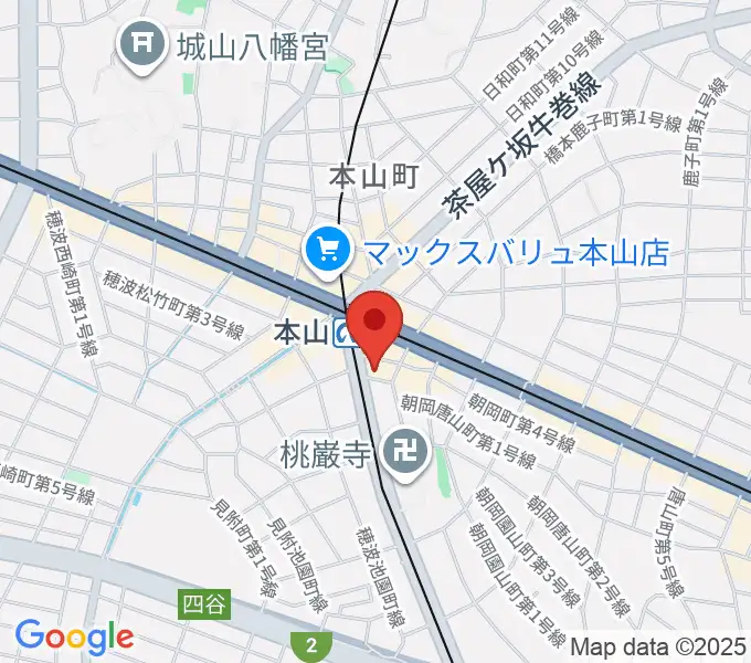 弦楽器グレイスの地図