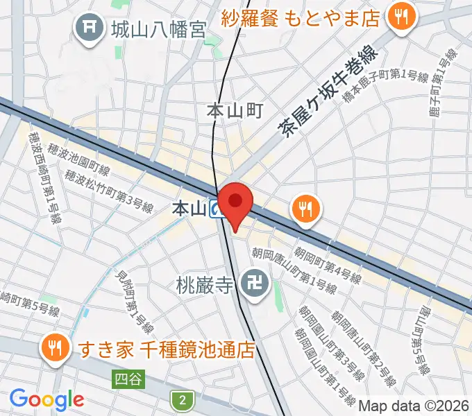 弦楽器グレイスの地図