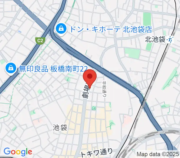 ジーテックオフィスの地図