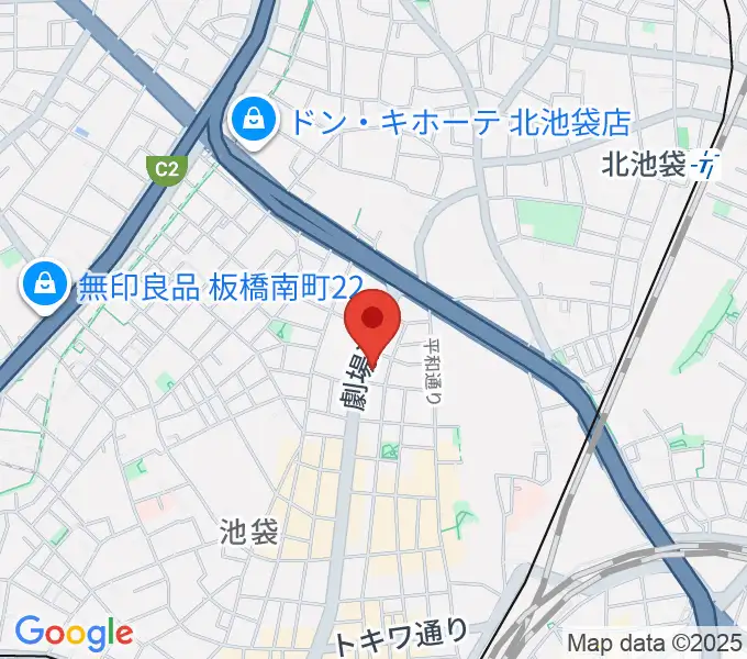 ジーテックオフィスの地図