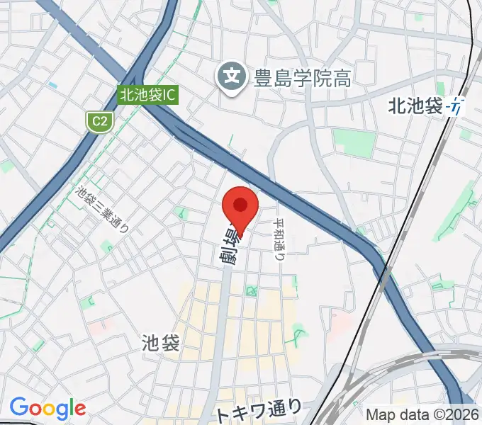 ジーテックオフィスの地図