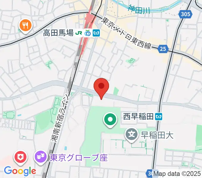 ハセカン ハセガワ管楽器工房の地図