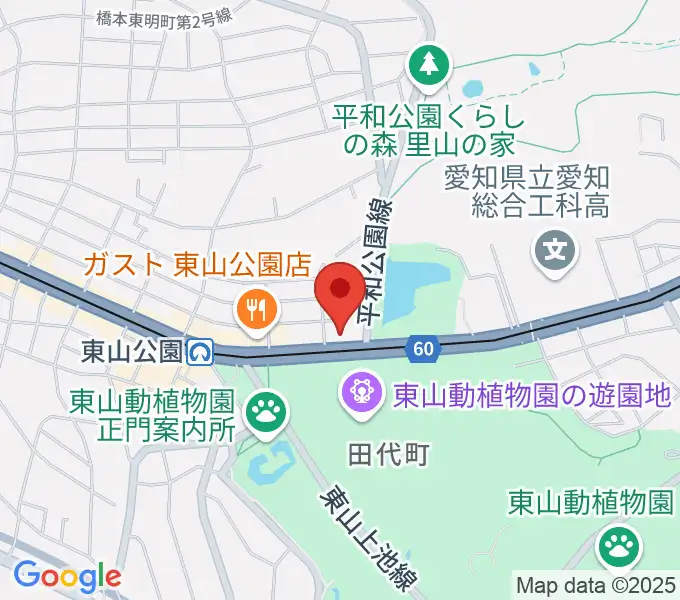 磯貝工房の地図