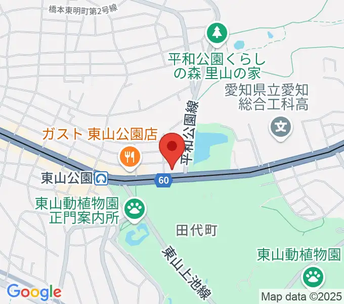 磯貝工房の地図