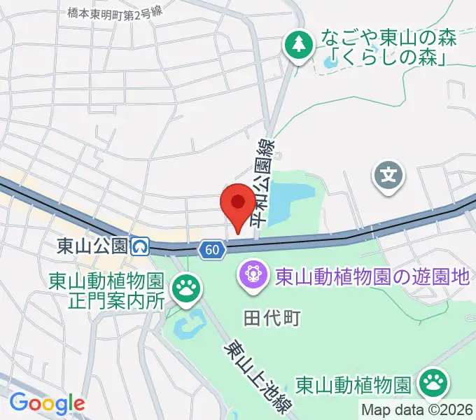 磯貝工房の地図