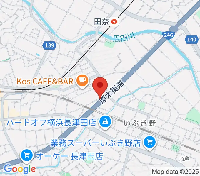 管楽器工房 ブレーザーシュトラッセの地図