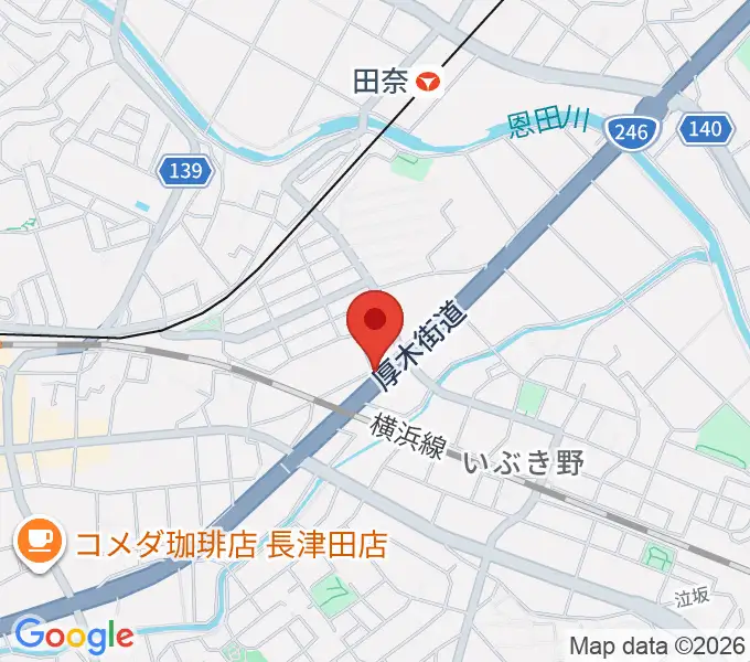 管楽器工房 ブレーザーシュトラッセの地図