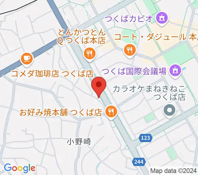 クレフ楽器の地図