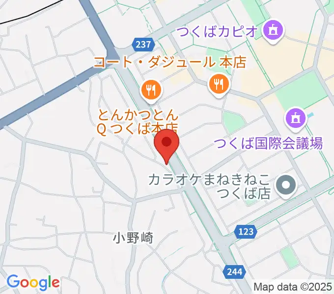 クレフ楽器の地図