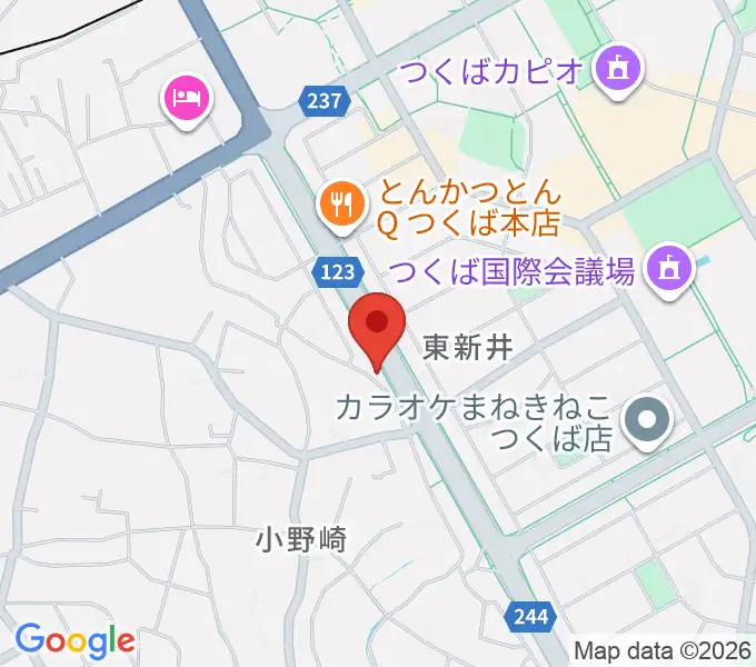 クレフ楽器の地図