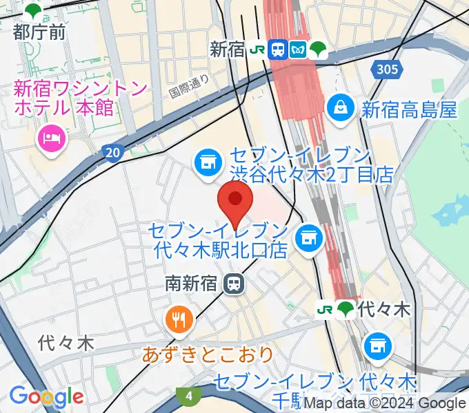 絃楽器のイグチの地図