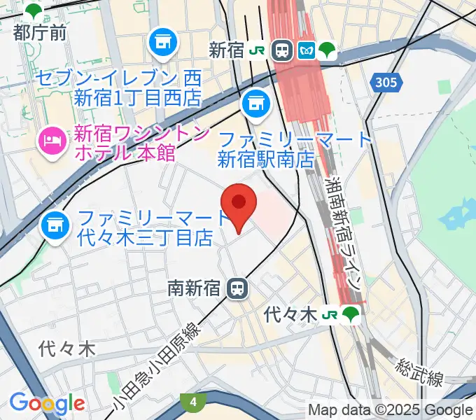 絃楽器のイグチの地図