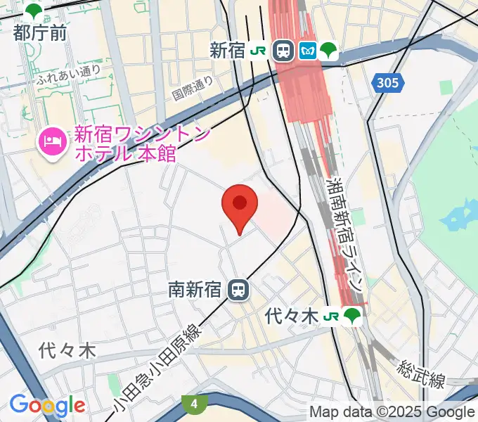 絃楽器のイグチの地図